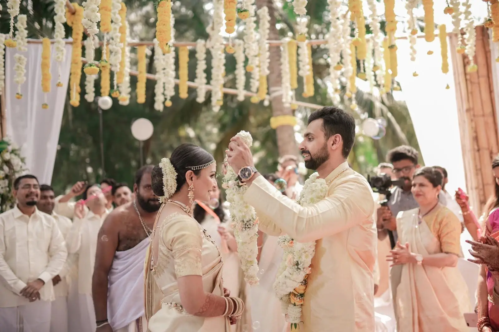 Intimate wedding celebration